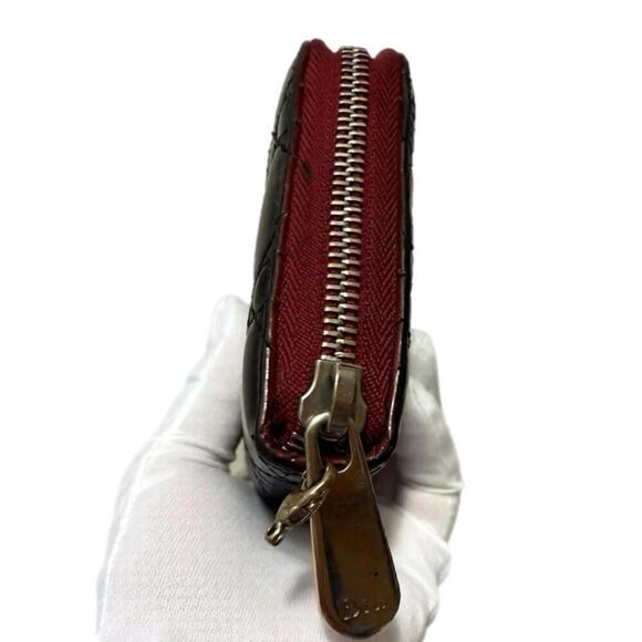 AUTHENTIC Dior Lady Dior Zippy Wallet- REDYED CONDITION - Picture 5 of 9